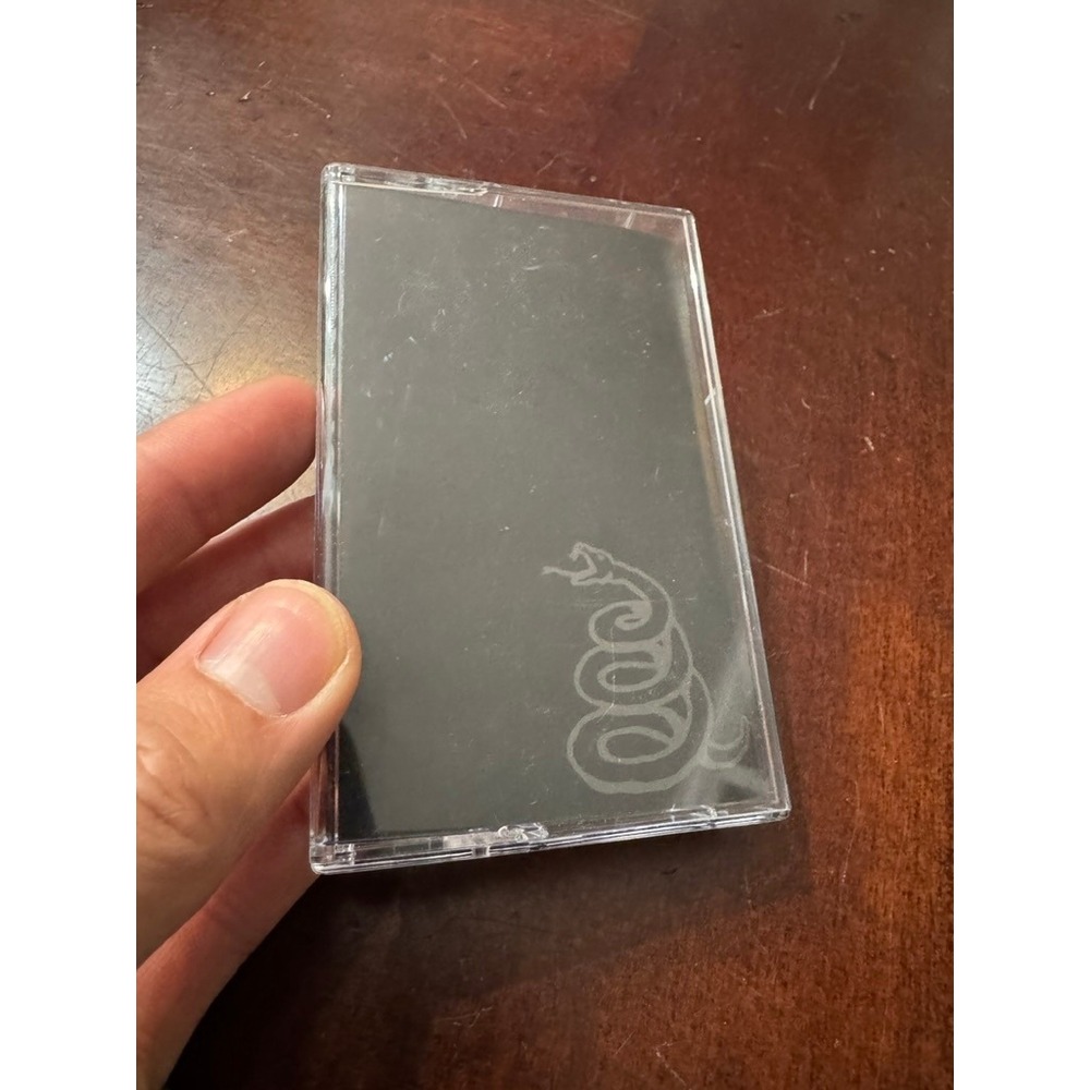 Metallica Self-Titled Black Album Cassette Tape 2021 Reissue BLCKND008R-4